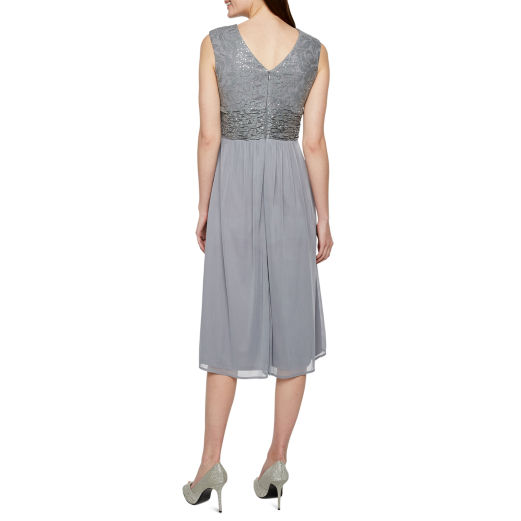 melrose sleeveless embellished fit & flare dress